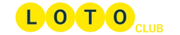 Фирменный знак LotoClub в жёлто-белой цветовой гамме